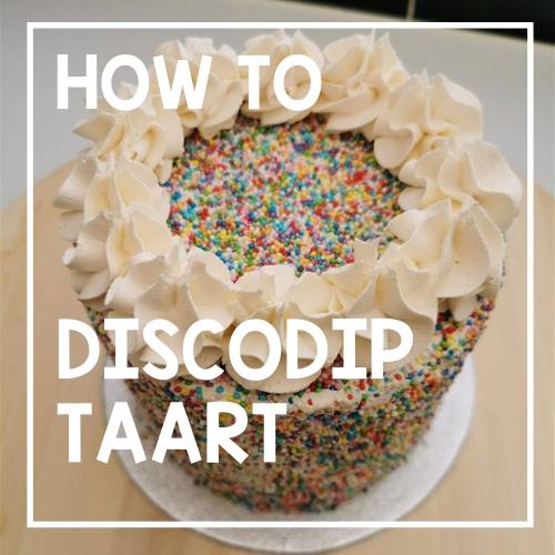 How To: Discodip taart maken