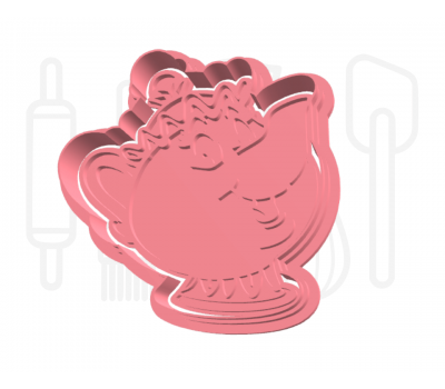  Theepot uitsteker + stempel - 3D-geprint, fig. 3 