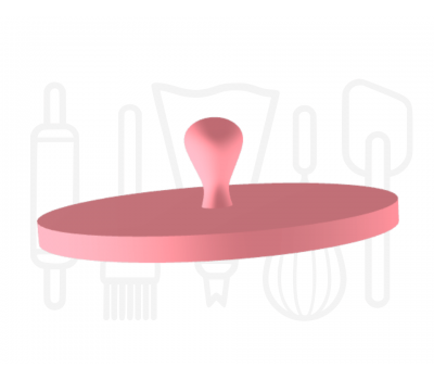  Fondant stempel Mama is zwanger - 3D Geprint, fig. 3 