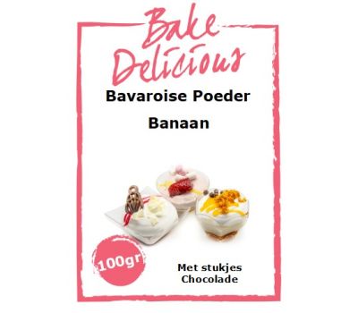  Bavaroise poeder Banaan met fijne stukjes chocolade 100 gr - Bake Delicious, fig. 2 