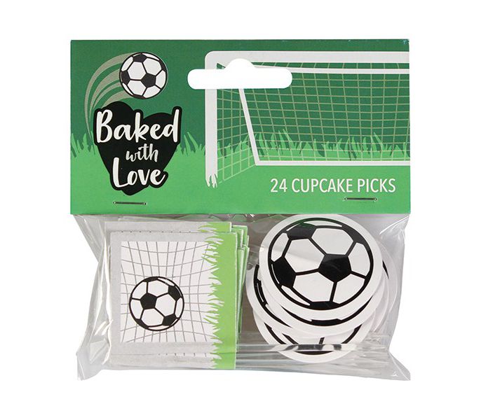 Lijken isolatie sticker Eetbare decoratie | Papieren Cupcake toppers voetbal - Baked with Love -  Baked With Love